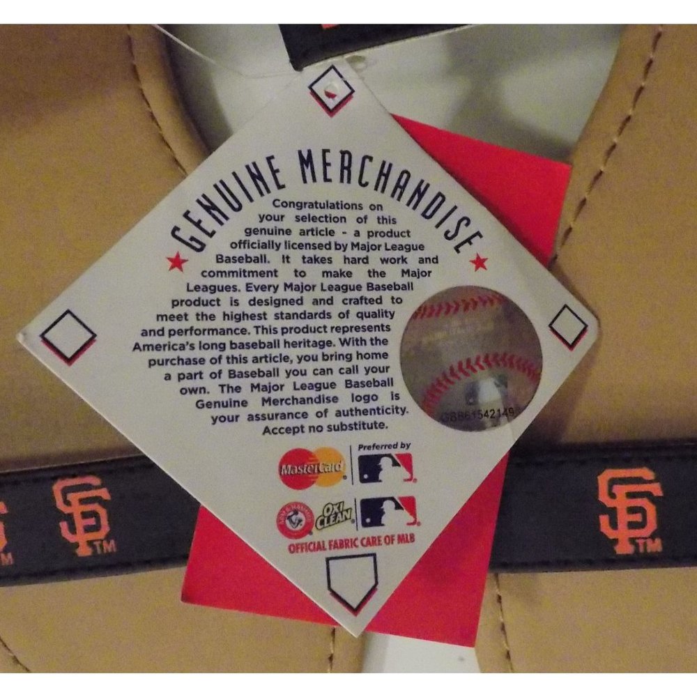 Women's San Francisco Giants Double-Strap Sandals Size XL Shoe 11-12 - Picture 3 of 6